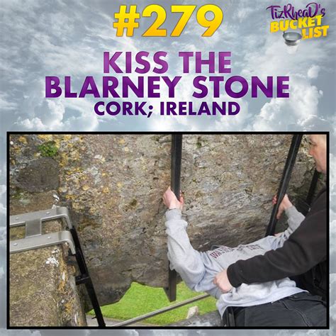 Clue: Where to kiss the Blarney Stone. We have 1 answer for the clue Where to kiss the Blarney Stone. See the results below. Possible Answers: EIRE; Related Clues: Limerick's location; Dublin's land; De Valera's country; Cork's place; Name on a European postage stamp; St. Patrick's locale; Where hurling originated; Cork's locale; The Emerald .... 