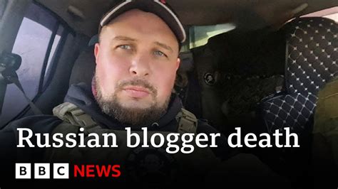 Blast in St. Petersburg kills Russian military blogger: Reports