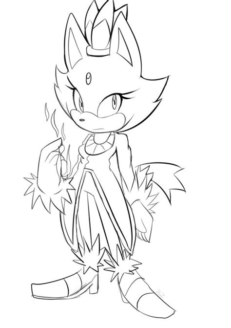 Blaze The Cat Coloring Pages Coloring Style Pages Coloring Home