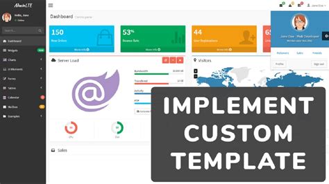 Blazor Setup Custom Bootstrap Template AdminLTE Theme YouTube