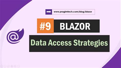 Blazor data access strategies