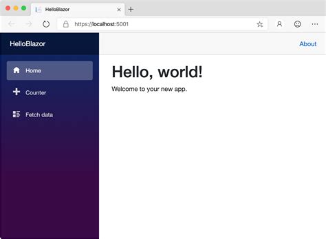 Blazor in the browser