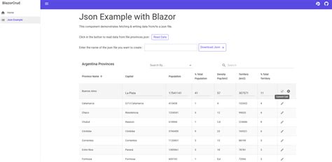 Blazor read json file. I have added one json file. NET Core, Blazor, C#, ....