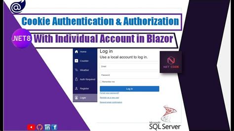 Blazor server cookie authentication. NET 8 server-side applications, ensuring secure a...