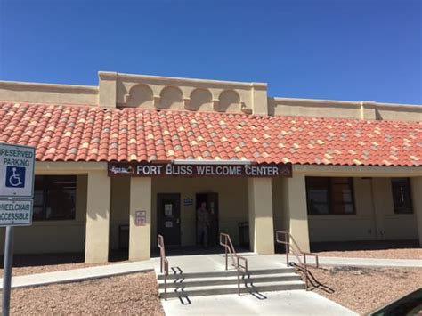 Bldg 505 fort bliss. Fort Bliss - Bldg 505, Pershing Rd, Fort Bliss, TX; Add Photo. Add Review. Get Directions. OIC 915-568-8987. NCIOC 915-568-4638. Reception Desk 915-568-3035. Ft Bliss MWR Website Ft Bliss MWR Website. Hours Info Daily 24 Hours. Please see the website for directions and map to the welcome center. Photos. Add Photo. View All Photos Add Photo ... 