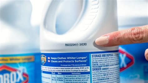 Bleach expiration date code