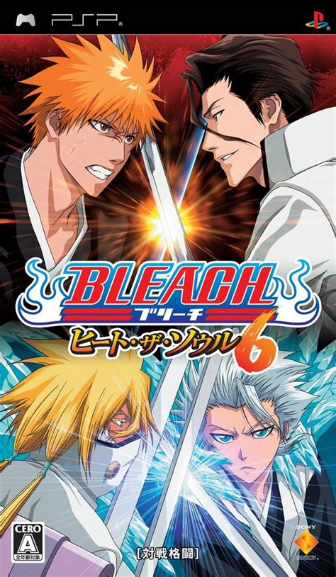 Bleach the video game. Cover for Bleach: Heat the Soul. Bleach: Heat the Soul [1] is a series of 3-D cel-shaded fighting games for the PSP based on the manga and anime series Bleach by Tite Kubo. Each installment was developed by Eighting and published by SCEI. All installments have been released only in Japan . Each installment has several methods of play, with ... 