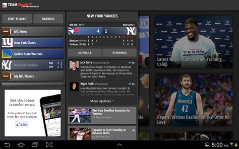 Bleacher Report Team Stream Android Apps on Google Play