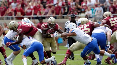 Bleacher fsu. Jacoby Brissett leading the way with 233 Pass Yds, 3 Pass TD, 64 Rush Yds as Wolfpack lead No. 1 FSU, 31-21. Finding himself under continuous pressure, Brissett was sacked and stripped of the ... 