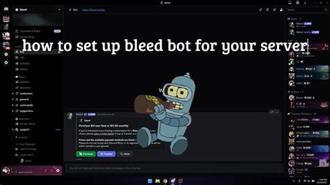 Bleed bot discord.  One such bot is the Bleed bot.  If you do not manually ...