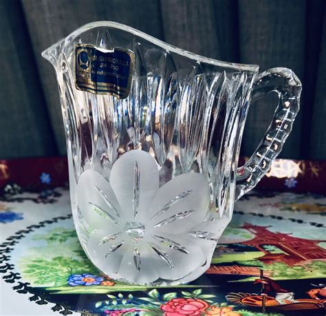 Bleikristall Crystal Lauritzer Glass Small Whisky Spirit Jug