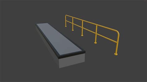 Blender 2.8 Easy handrail and coping tutorial - YouTube