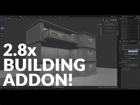 Blender 2.8x Building Addon! Fast, Awesome & Free 🥰 YouTube
