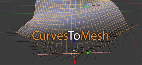 Blender Convert Curve to Mesh