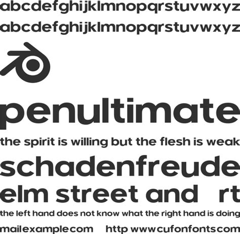 Blender Font Download Free for Desktop & Webfont