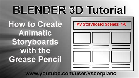 Blender Grease Pencil - Storyboard Animatic Tutorial