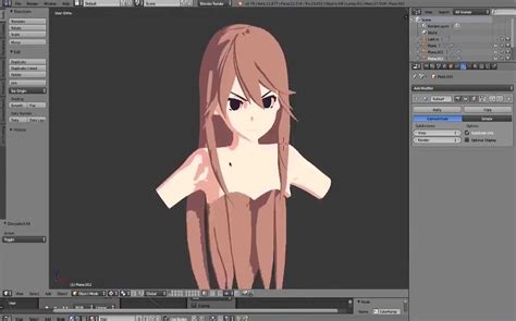 Blender Tutorial Anime Character BLENDER KITA