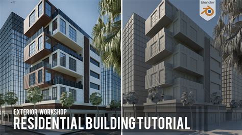 Blender Tutorial Residential building Blender 2.82 YouTube