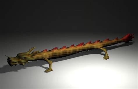 Blender chinese dragon model.  Learn how to fix it here. blend formats.  Ther...