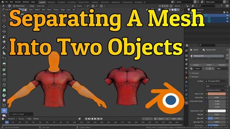 Blender extract faces.  If we want to separate face or mesh into two objects, we...