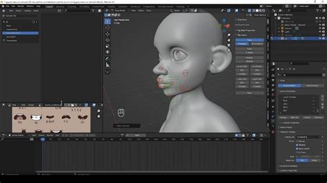 Blender lip synch.  Lip sync animation | animation practice | 2d animation | blender 2d | grease...