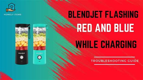 A troubleshooting guide for the most common problems with your BlendJet 2. Why will my BlendJet blinking red and blue? Read on to find go.. 