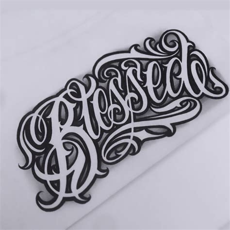 Blessed chicano lettering. May 20, 2019 - This Pin was discovered by Alzay. Discover (and save!) your own Pins on Pinterest 