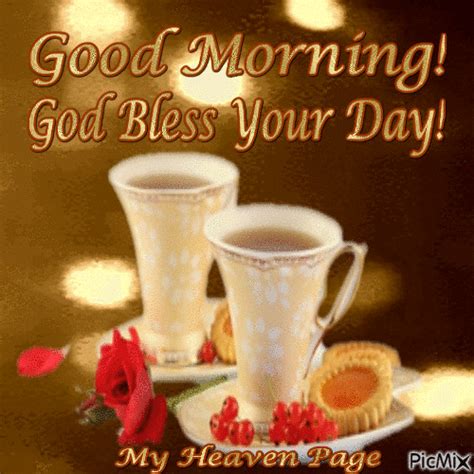 The perfect Good Morning God Bless You Blessing Animated GIF for your conversation. Discover and Share the best GIFs on Tenor.. 