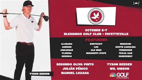 FAYETTEVILLE – The Arkansas women’s and men’s golf program, ranked 3rd and 11th respectively by Golfweek, will host the fourth annual Blessings Collegiate …. 