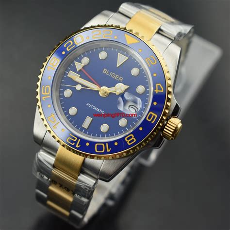 40mm Bliger White Dial GMT Ceramic Bezel Sapphire Glass Automatic Mens Watch 199. (1) $91.14 New. CUSN8 Bronze 36mm Diving Full Lume Dial 20ATM Waterproof NH35 Men Watch Sapphire. (1) $58.00 New. 40mm Bliger Black Dial Sliver Case Sapphire Glass NH36A Automatic Mens Watch. (3) $76.00 New..