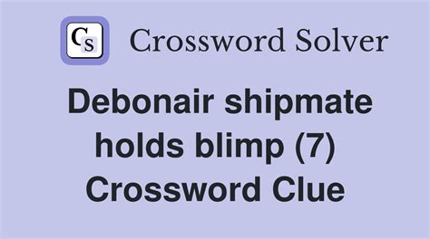 Blimp, zeppelin (7) Crossword Clue Wordplays.com