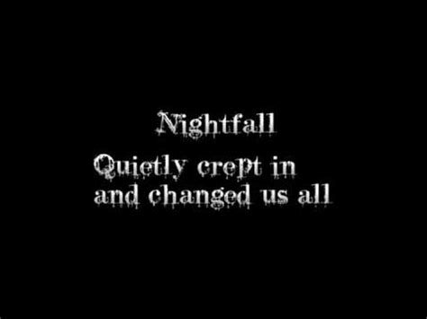 Blind Guardian - Nightfall + lyrics - YouTube