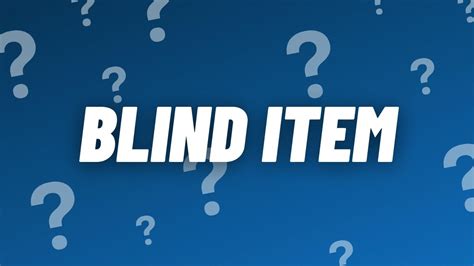 Read Blind Item