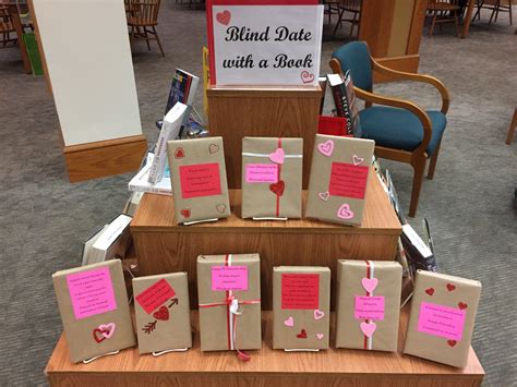 Blind date with a book. I wanted to share it with you today. Blind Date with a Book is all the rage these days, and for good reason. If you've not heard of this yet, it's quite simple. You just choose some good books (preferably ones that aren't checked out often), take some wrapping paper (or even bulletin board paper), cover the books with the paper, and put them on ... 