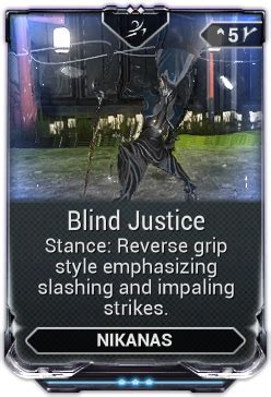 Blind justice warframe. Things To Know About Blind justice warframe. 