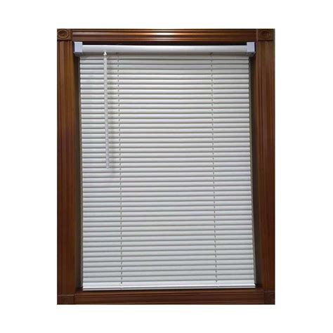 Find the Perfect Fit: Blinds will fit windows 3/8" (0.95 cm) smaller and 1/2" (1.27 cm) wider than stated size. Actual blind is 1/2 " (1.27 cm) narrower than stated size. Actual slat size is 1". Easy to Install: Includes all the hardware you will need with simple instructions to make installation easy and convenient! Features hidden mounting .... 