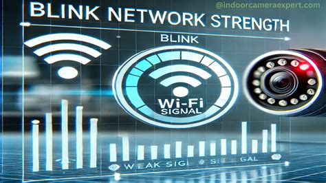 Blink network strength low.  Note: Blink does not support satellite internet d...
