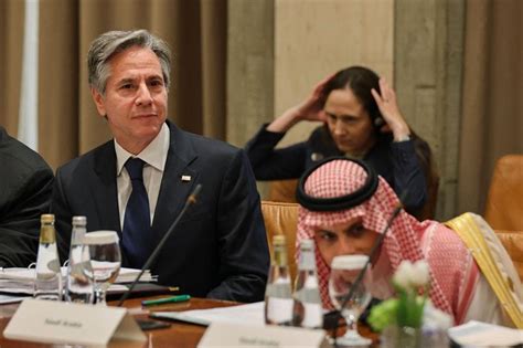 Blinken announces $150M in aid for Syria, Iraq at Saudi conference on combatting Islamic State group