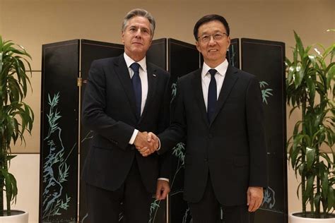 Blinken meets Chinese VP as US-China contacts increase ahead of possible summit