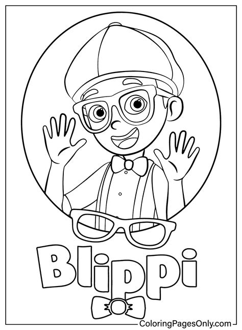 Blippi Coloring Shee