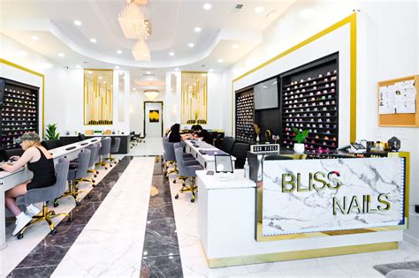 Bliss nail lounge. Blush Nail Lounge is the best experience and mani/pedi I have ever had, by far! Hailey and her team are incredible! Kind, gentle, detail oriented and you can tell they genuinely care about their customers. As a physician, I appreciate how clean and sanitary they are. They use disposable nail kits and sanitized tools. 