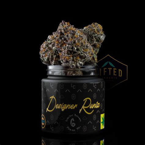 Hybrid - 50% Sativa /50% Indica. THC: 17% - 19%. Cherry Runtz is an evenly balanced hybrid strain (50% indica/50% sativa) created through crossing the tasty Runtz X Cherry Pie strains. This celebrity child boasts a super stimulating and arousing high with an amazing flavor that will leave you coming back for more again and again and again.. 