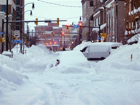 Top Buffalo-area official shoulders blame for late blizzard travel ban. By Brianna Sacks. December 29, 2022 at 11:59 a.m. EST. Abandoned vehicles litter a road in Buffalo on Sunday. (Malik Rainey .... 