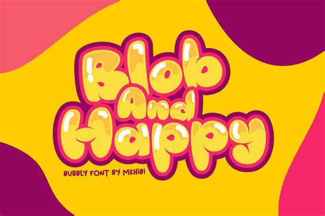 Blob And Happy Font - UpFonts