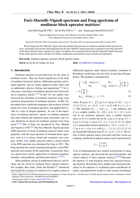 Block Matrices Request PDF - ResearchGate