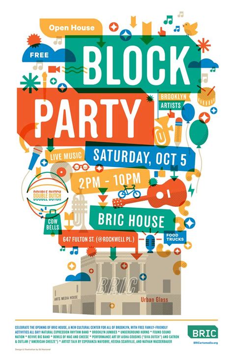 Block Party Flyer Template Collection