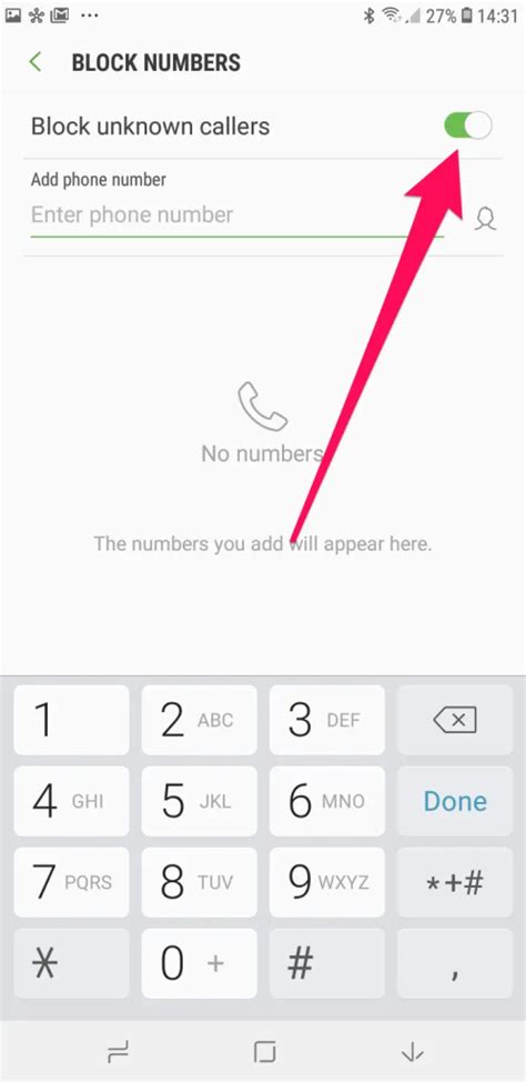 Block Restricted Calls Verizon Android