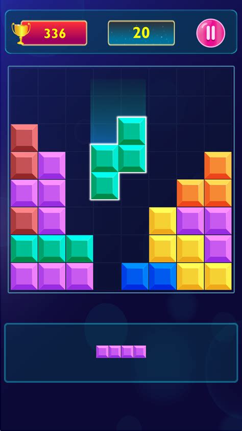 In the game Gummy Blocks, place candy blocks strategically to fill rows or columns to clear them. It's similar to Tetris from the 80s and requires careful placement. Fill the grid with no gaps to advance. Gummy Blocks is a colorful block stacking game for those times when you feel overwhelmed and need a fun distraction.