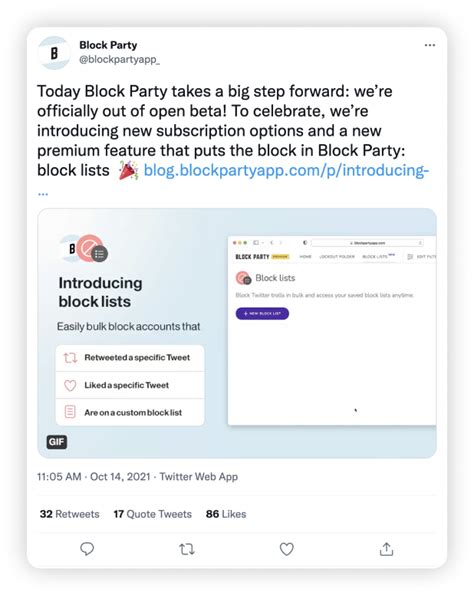 Block party twitter. Things To Know About Block party twitter. 