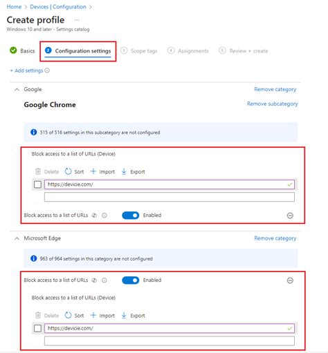 Block specific url in chrome